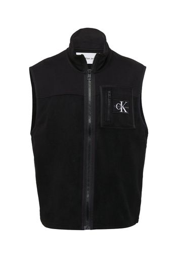 Calvin Klein Jeans Gilet  nero / bianco