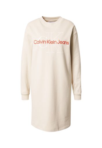 Calvin Klein Jeans Abito  crema / arancione / bianco