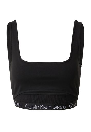 Calvin Klein Jeans Top  nero / bianco