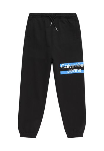 Calvin Klein Jeans Pantaloni  blu chiaro / nero / bianco