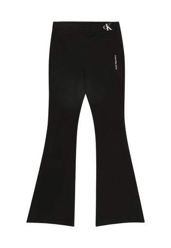 Calvin Klein Jeans Pantaloni  nero / bianco