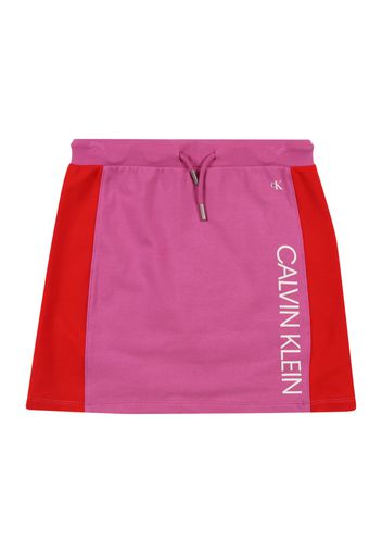 Calvin Klein Jeans Gonna  rosa / rosso / bianco