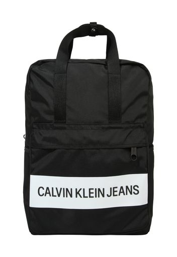 Calvin Klein Jeans Zaino  nero / bianco