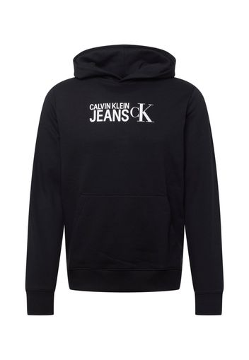 Calvin Klein Jeans Felpa  nero / bianco