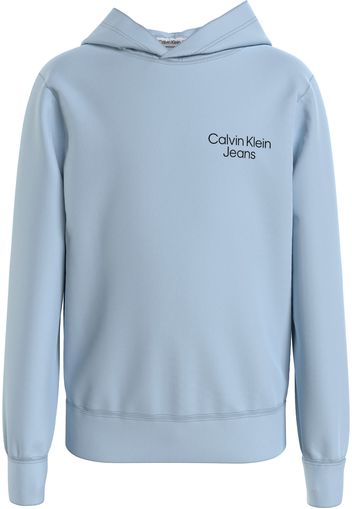 Calvin Klein Jeans Felpa  blu chiaro / nero