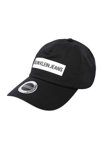 Calvin Klein Jeans Cappello da baseball  nero / bianco
