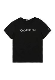 Calvin Klein Jeans Maglietta 'INSTITUTIONAL SS T-S'  nero / bianco