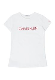 Calvin Klein Jeans Maglietta  bianco / rosso