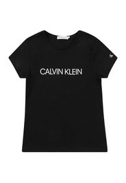 Calvin Klein Jeans Maglietta 'Institutional'  nero / bianco