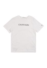 Calvin Klein Jeans Maglietta 'INSTITUTIONAL'  bianco / nero