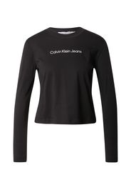 Calvin Klein Jeans Maglietta  nero / bianco