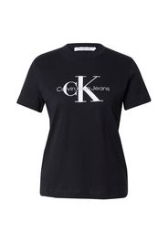 Calvin Klein Jeans Maglietta  nero / bianco