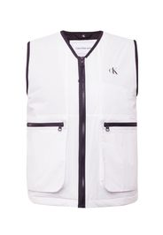 Calvin Klein Jeans Gilet  bianco / nero