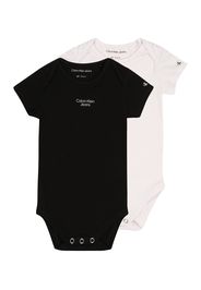 Calvin Klein Jeans Tutina / body per bambino  bianco / nero