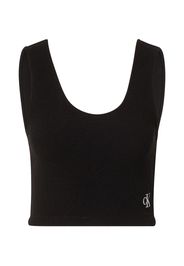 Calvin Klein Jeans Top  nero / bianco