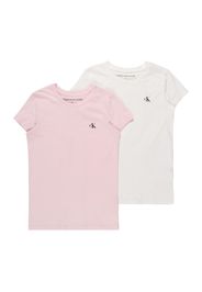 Calvin Klein Jeans Maglietta  rosa pastello / bianco / nero