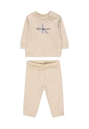 Calvin Klein Jeans Tuta da jogging  beige / lilla / nero
