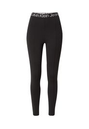 Calvin Klein Jeans Leggings  nero / bianco