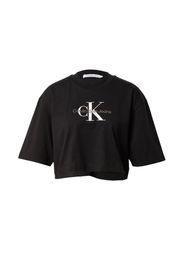 Calvin Klein Jeans Maglietta  marrone chiaro / nero / bianco