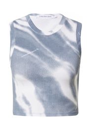 Calvin Klein Jeans Top  blu colomba / bianco