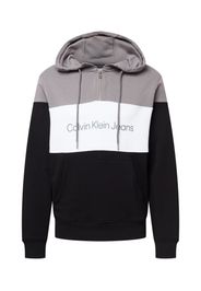 Calvin Klein Jeans Felpa  grigio / nero / bianco