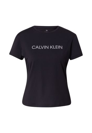 Calvin Klein Performance Maglia funzionale  nero / grigio