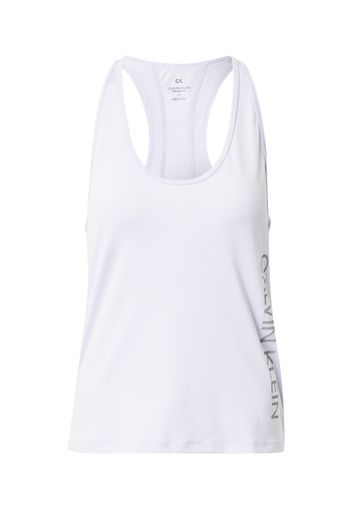 Calvin Klein Performance Top sportivo  lavanda / grigio argento