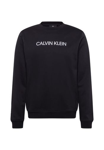 Calvin Klein Performance Felpa sportiva  nero / bianco