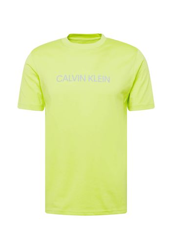 Calvin Klein Performance Maglia funzionale  giallo neon / grigio
