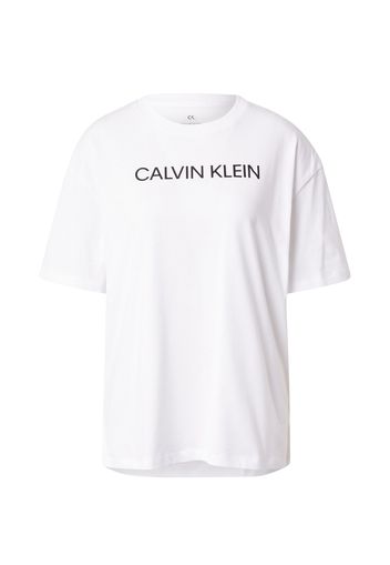 Calvin Klein Performance Maglia funzionale  bianco / nero