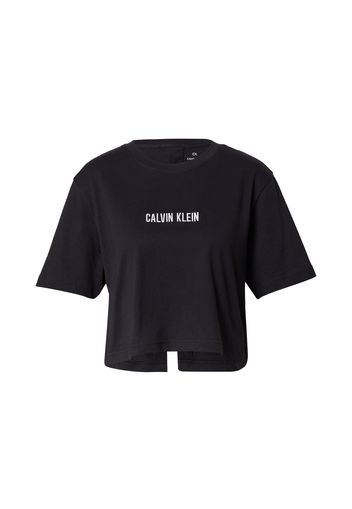 Calvin Klein Performance Maglia funzionale  nero / bianco