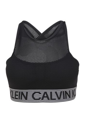 Calvin Klein Performance Reggiseno sportivo  bianco / nero