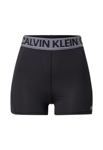 Calvin Klein Performance Pantaloni sportivi  bianco / nero