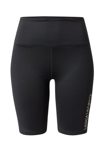 Calvin Klein Performance Pantaloni sportivi  nero / bianco