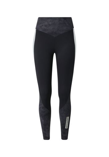 Calvin Klein Performance Pantaloni sportivi  nero / bianco / grigio scuro