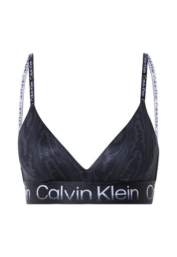 Calvin Klein Performance Reggiseno sportivo  nero / grigio scuro / bianco