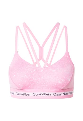 Calvin Klein Performance Reggiseno sportivo 'WO'  rosa / bianco