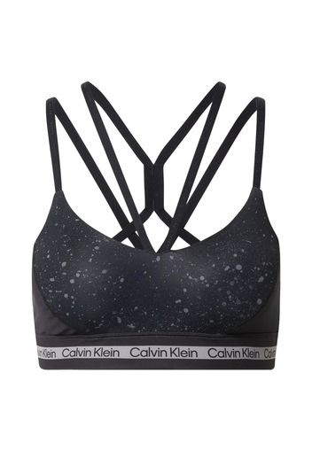 Calvin Klein Performance Reggiseno sportivo  nero / grigio