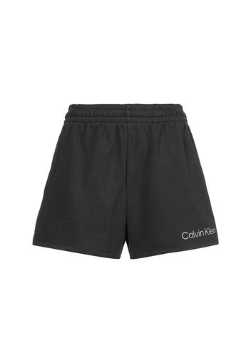 Calvin Klein Performance Pantaloni sportivi  nero / bianco