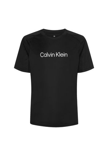 Calvin Klein Performance Maglia funzionale  nero / bianco