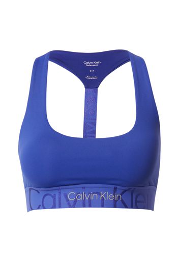 Calvin Klein Performance Reggiseno sportivo  blu / grigio