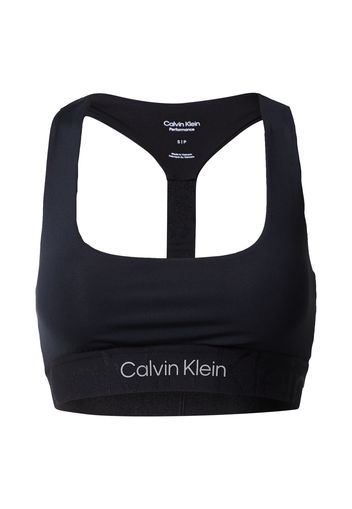 Calvin Klein Performance Reggiseno sportivo  nero / bianco