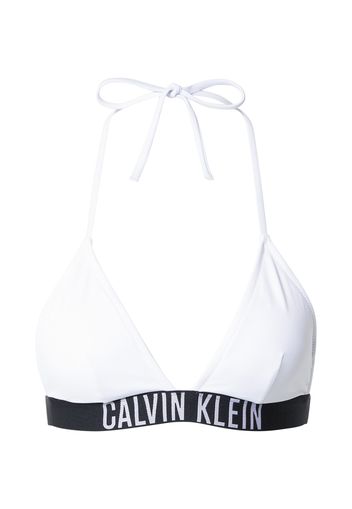 Calvin Klein Swimwear Top per bikini  bianco / nero