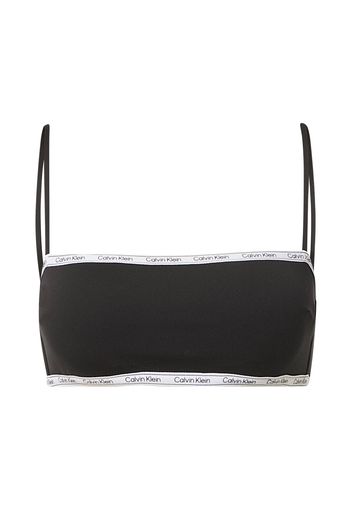 Calvin Klein Swimwear Top per bikini  bianco / nero