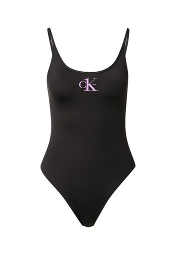 Calvin Klein Swimwear Costume intero  nero / lilla