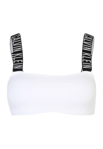 Calvin Klein Swimwear Top per bikini  bianco / nero