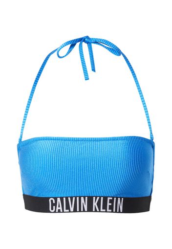 Calvin Klein Swimwear Top per bikini 'Intense Power'  blu / nero / bianco