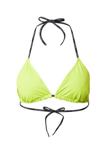 Calvin Klein Swimwear Top per bikini  lime / nero / bianco