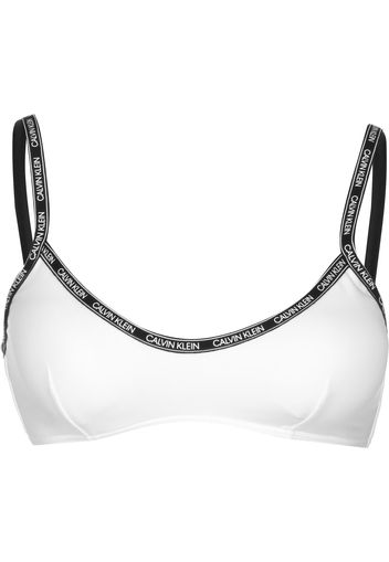 Calvin Klein Swimwear Top per bikini  bianco / nero