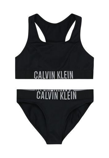 Calvin Klein Swimwear Abbigliamento da mare sportivo  nero / bianco